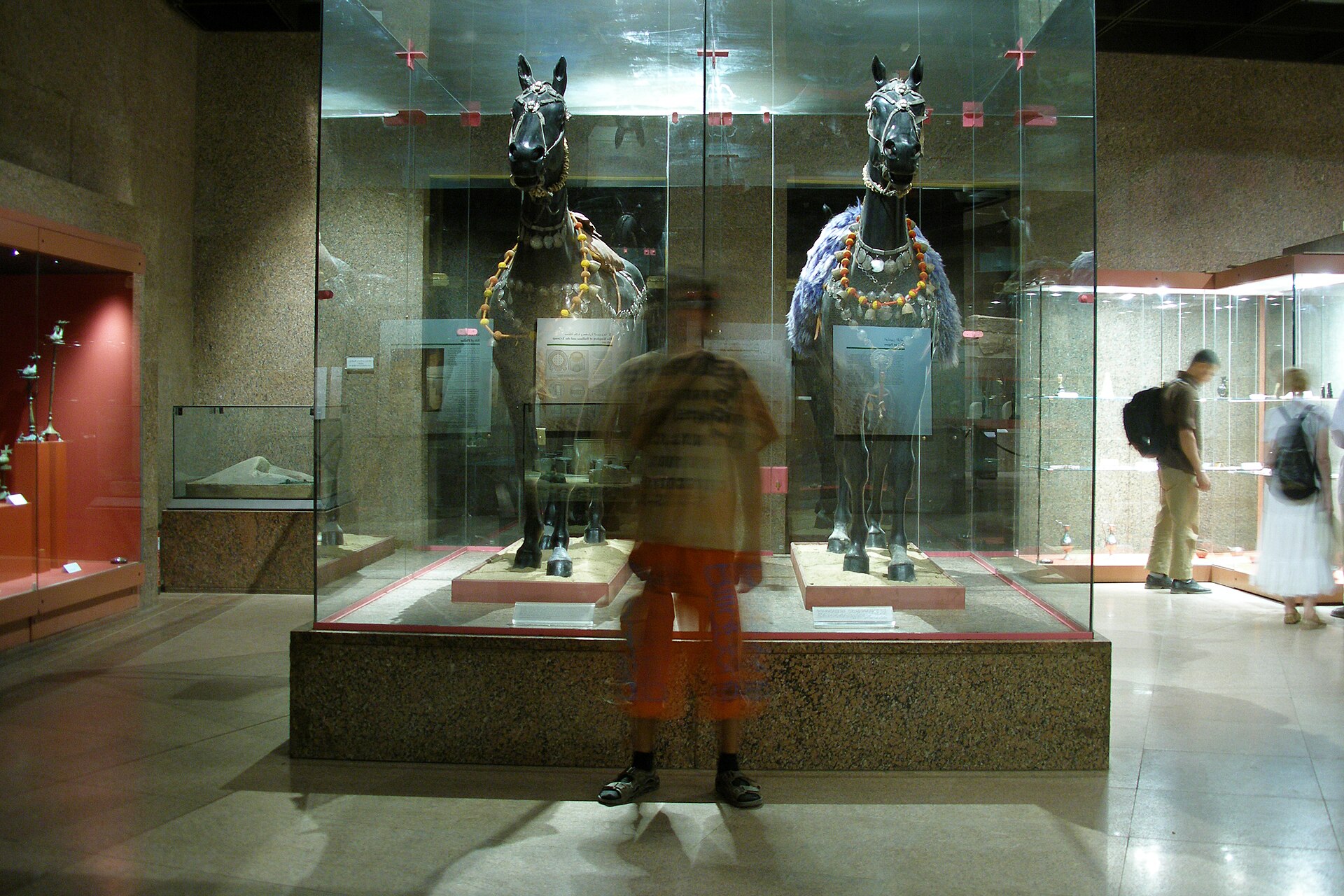 The Nubian Museum in Aswan with its modern stone facade
